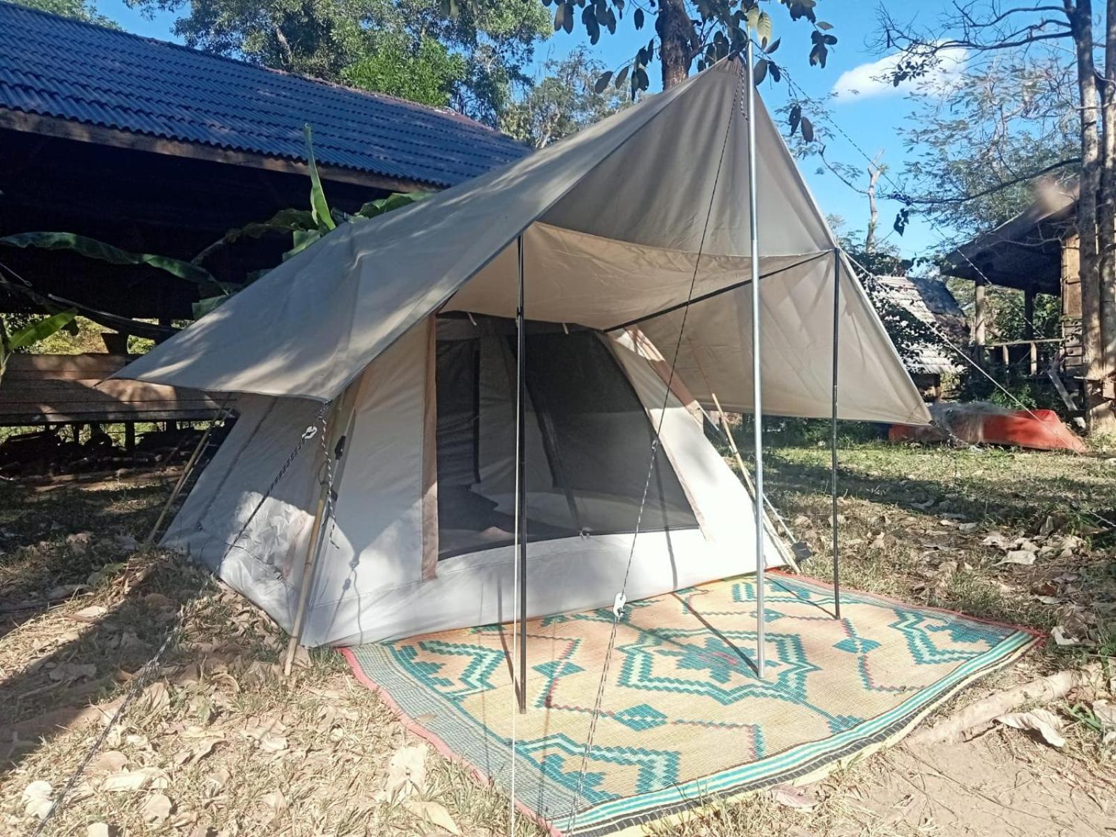 Fandee Island Treehouses & Ziplines - Tad Lo, Bolaven Loop Pakse Ban Kiangtat Eksteriør bilde